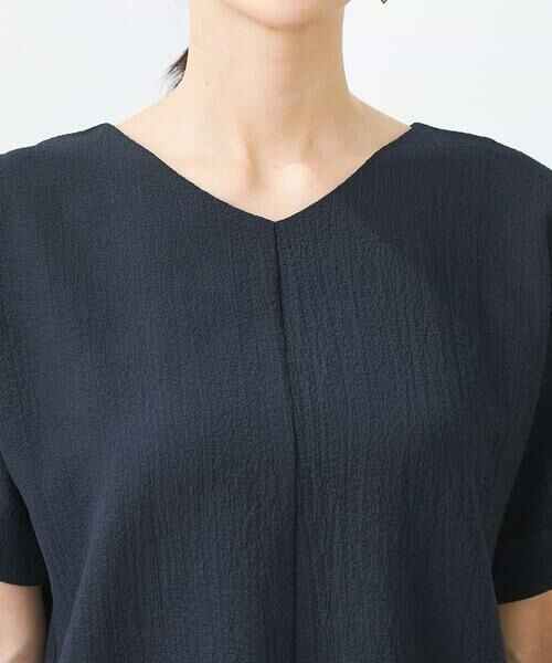 a.v.v / アー・ヴェ・ヴェ カットソー | Vネックぽこぽこチュニック | 詳細1