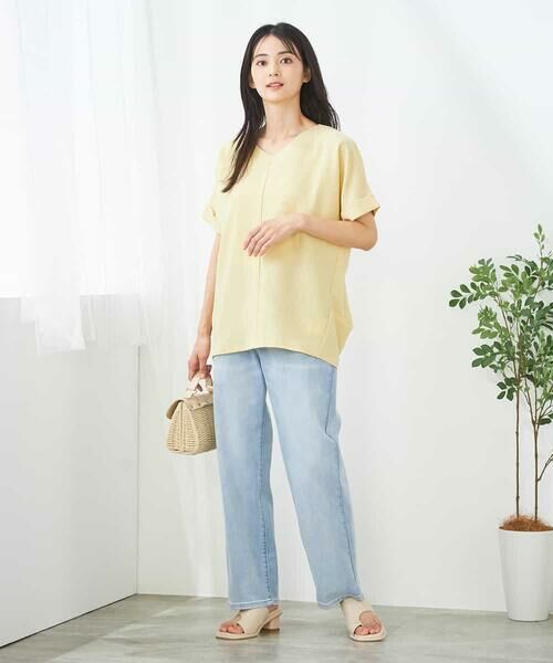 a.v.v / アー・ヴェ・ヴェ カットソー | Vネックぽこぽこチュニック | 詳細10