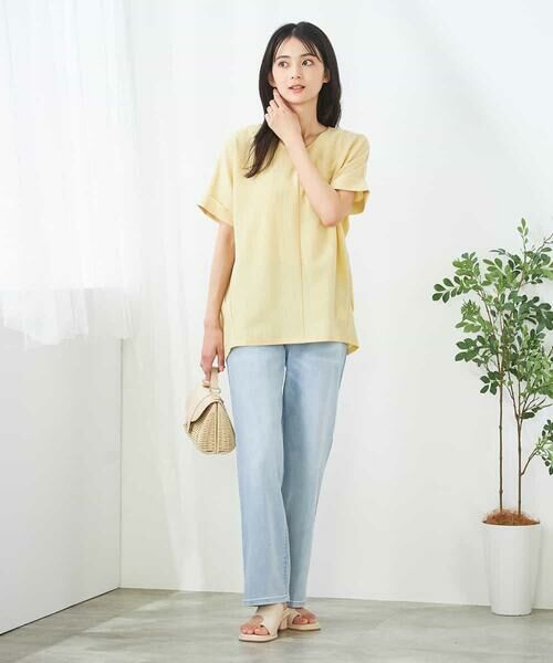 a.v.v / アー・ヴェ・ヴェ カットソー | Vネックぽこぽこチュニック | 詳細11