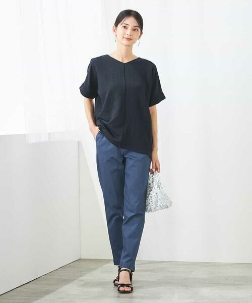 a.v.v / アー・ヴェ・ヴェ カットソー | Vネックぽこぽこチュニック | 詳細14