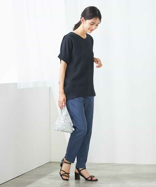 a.v.v / アー・ヴェ・ヴェ カットソー | Vネックぽこぽこチュニック | 詳細17