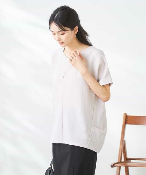 a.v.v / アー・ヴェ・ヴェ カットソー | Vネックぽこぽこチュニック | 詳細19