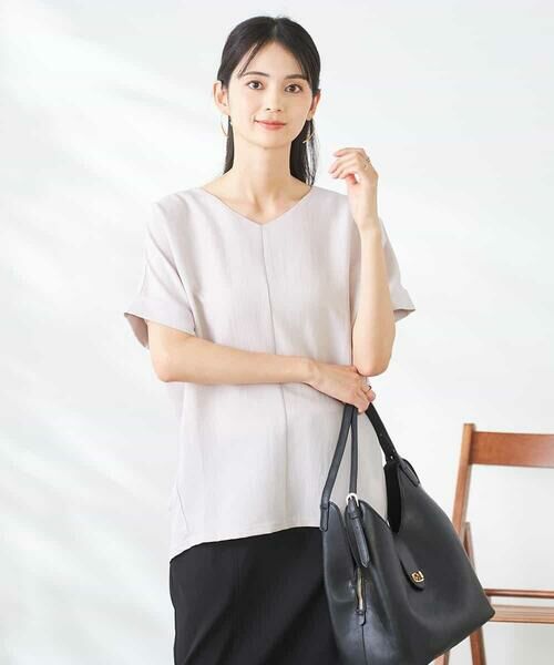 a.v.v / アー・ヴェ・ヴェ カットソー | Vネックぽこぽこチュニック | 詳細20