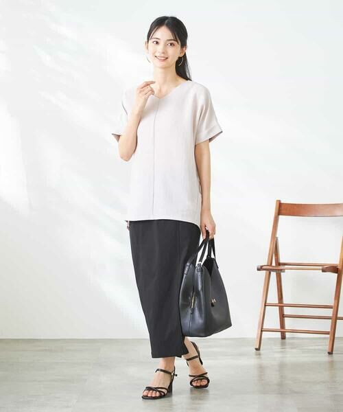 a.v.v / アー・ヴェ・ヴェ カットソー | Vネックぽこぽこチュニック | 詳細22