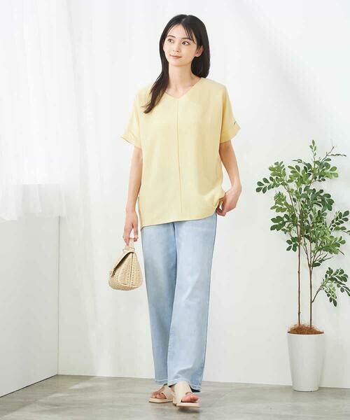 a.v.v / アー・ヴェ・ヴェ カットソー | Vネックぽこぽこチュニック | 詳細9