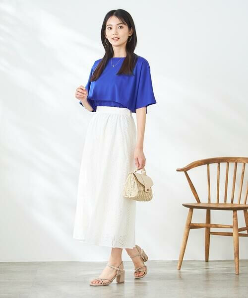 a.v.v / アー・ヴェ・ヴェ カットソー | 【接触冷感/UVカット】レイヤードライクカットソー | 詳細10