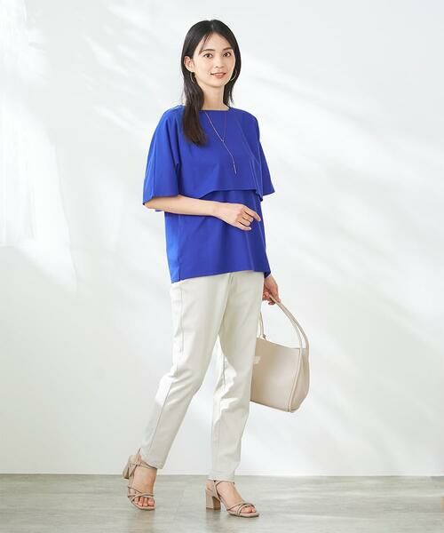 a.v.v / アー・ヴェ・ヴェ カットソー | 【接触冷感/UVカット】レイヤードライクカットソー | 詳細15