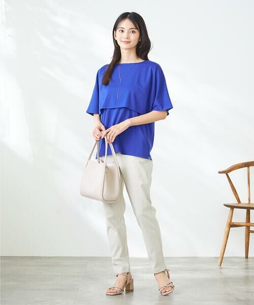 a.v.v / アー・ヴェ・ヴェ カットソー | 【接触冷感/UVカット】レイヤードライクカットソー | 詳細16