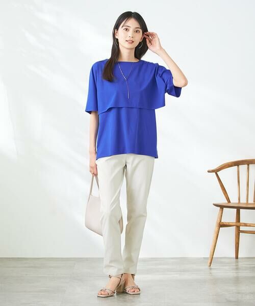 a.v.v / アー・ヴェ・ヴェ カットソー | 【接触冷感/UVカット】レイヤードライクカットソー | 詳細17