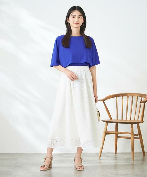 a.v.v / アー・ヴェ・ヴェ カットソー | 【接触冷感/UVカット】レイヤードライクカットソー | 詳細5