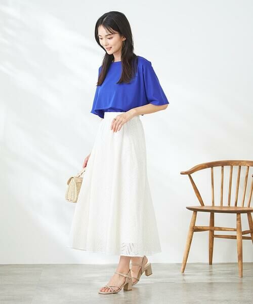 a.v.v / アー・ヴェ・ヴェ カットソー | 【接触冷感/UVカット】レイヤードライクカットソー | 詳細9