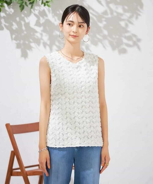 a.v.v / アー・ヴェ・ヴェ カットソー | ローズチュールレーストップス | 詳細16