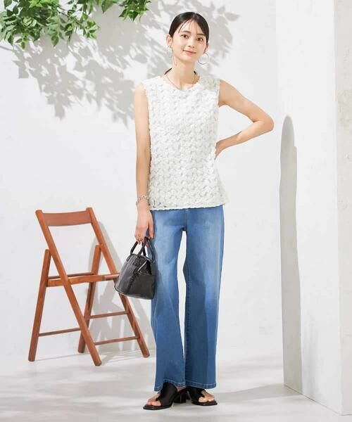 a.v.v / アー・ヴェ・ヴェ カットソー | ローズチュールレーストップス | 詳細5