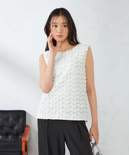 a.v.v / アー・ヴェ・ヴェ カットソー | ローズチュールレーストップス | 詳細9