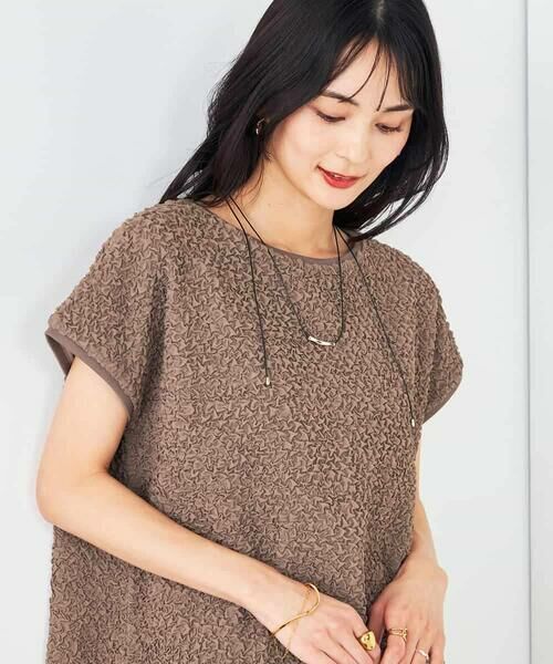 a.v.v / アー・ヴェ・ヴェ カットソー | ぽこぽこクロップドトップス | 詳細11