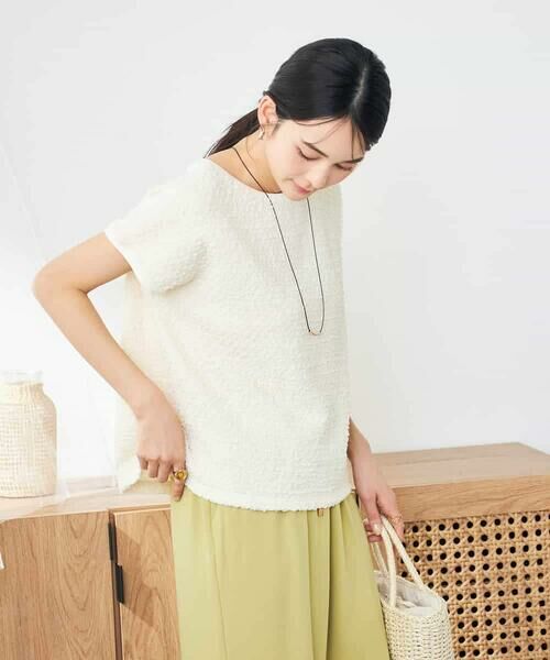 a.v.v / アー・ヴェ・ヴェ カットソー | ぽこぽこクロップドトップス | 詳細2