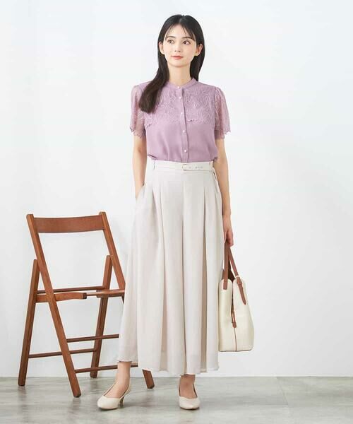 a.v.v / アー・ヴェ・ヴェ その他パンツ | シアーワイドパンツ | 詳細14