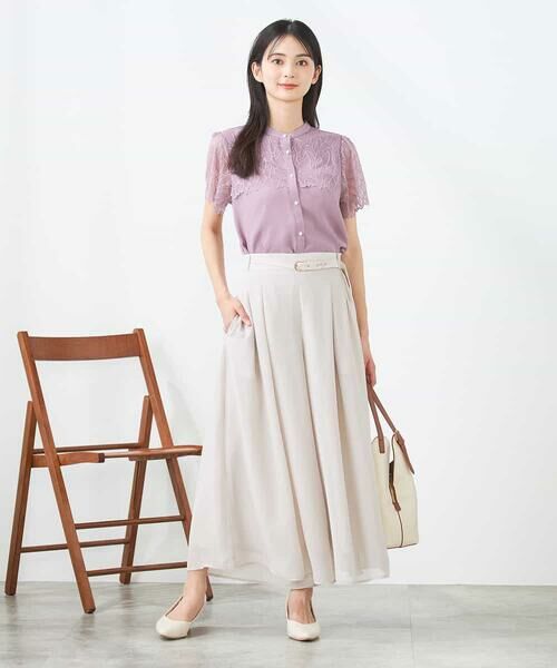 a.v.v / アー・ヴェ・ヴェ その他パンツ | シアーワイドパンツ | 詳細15