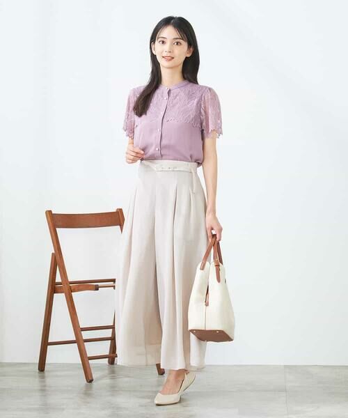 a.v.v / アー・ヴェ・ヴェ その他パンツ | シアーワイドパンツ | 詳細17