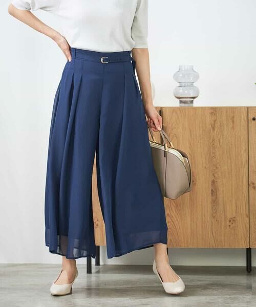 a.v.v / アー・ヴェ・ヴェ その他パンツ | シアーワイドパンツ | 詳細4