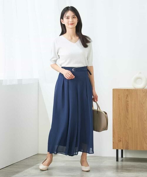 a.v.v / アー・ヴェ・ヴェ その他パンツ | シアーワイドパンツ | 詳細7