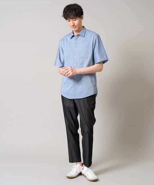 a.v.v / アー・ヴェ・ヴェ シャツ・ブラウス | 【接触冷感/イージーケア/速乾】リネン混半袖シャツ | 詳細11