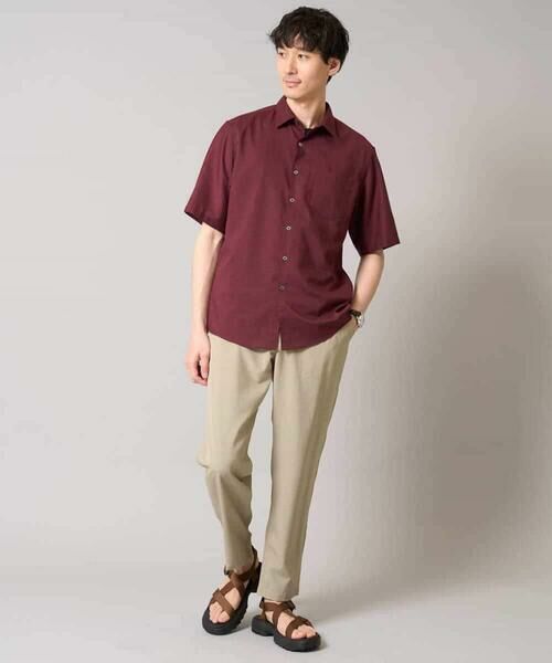 a.v.v / アー・ヴェ・ヴェ シャツ・ブラウス | 【接触冷感/イージーケア/速乾】リネン混半袖シャツ | 詳細15