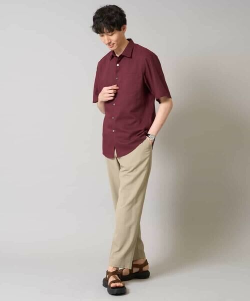 a.v.v / アー・ヴェ・ヴェ シャツ・ブラウス | 【接触冷感/イージーケア/速乾】リネン混半袖シャツ | 詳細17