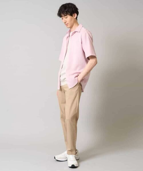 a.v.v / アー・ヴェ・ヴェ シャツ・ブラウス | 【接触冷感/イージーケア/速乾】リネン混半袖シャツ | 詳細3