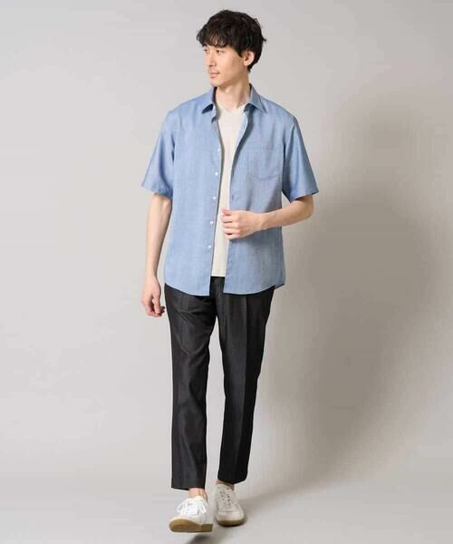 a.v.v / アー・ヴェ・ヴェ シャツ・ブラウス | 【接触冷感/イージーケア/速乾】リネン混半袖シャツ | 詳細8