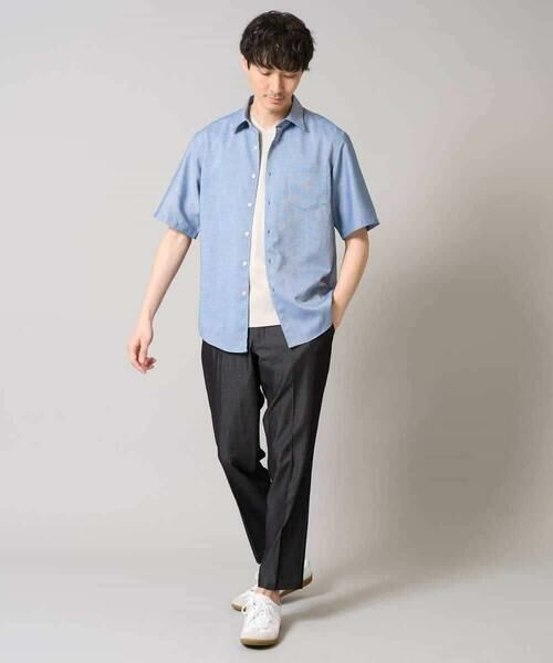 a.v.v / アー・ヴェ・ヴェ シャツ・ブラウス | 【接触冷感/イージーケア/速乾】リネン混半袖シャツ | 詳細9