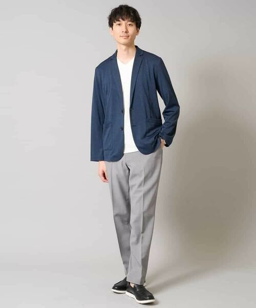 a.v.v / アー・ヴェ・ヴェ テーラードジャケット | 【イージーケア/接触冷感】ブライト天竺サマージャケット【吸水速乾/UVカット】 | 詳細1