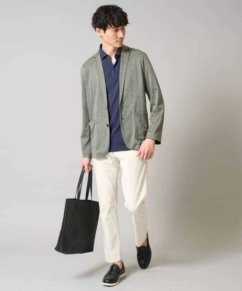 a.v.v / アー・ヴェ・ヴェ テーラードジャケット | 【イージーケア/接触冷感】ブライト天竺サマージャケット【吸水速乾/UVカット】 | 詳細10