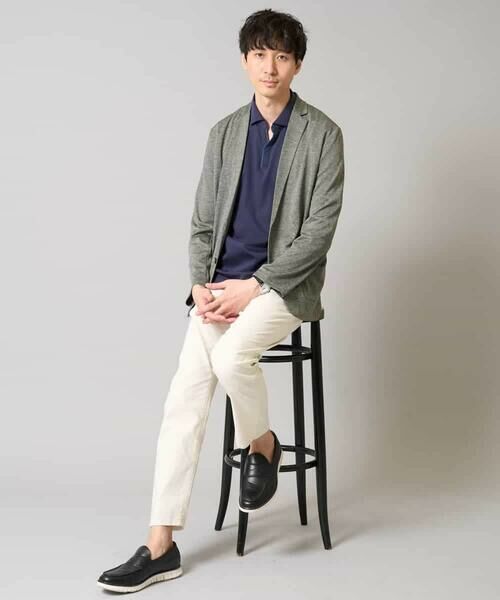 a.v.v / アー・ヴェ・ヴェ テーラードジャケット | 【イージーケア/接触冷感】ブライト天竺サマージャケット【吸水速乾/UVカット】 | 詳細12