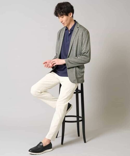 a.v.v / アー・ヴェ・ヴェ テーラードジャケット | 【イージーケア/接触冷感】ブライト天竺サマージャケット【吸水速乾/UVカット】 | 詳細14