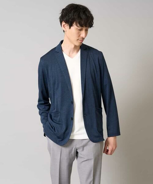 a.v.v / アー・ヴェ・ヴェ テーラードジャケット | 【イージーケア/接触冷感】ブライト天竺サマージャケット【吸水速乾/UVカット】 | 詳細16