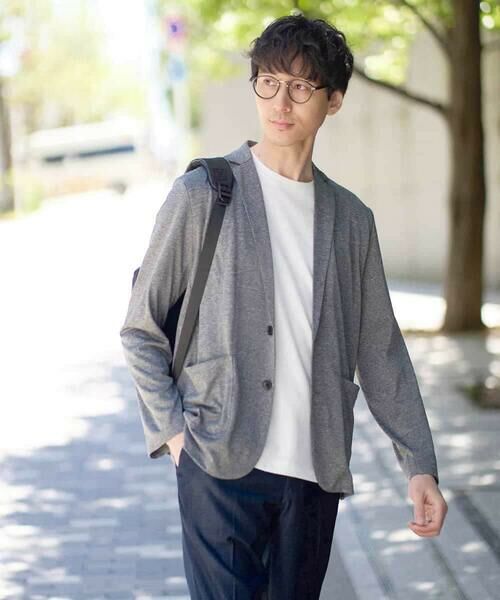 a.v.v / アー・ヴェ・ヴェ テーラードジャケット | 【イージーケア/接触冷感】ブライト天竺サマージャケット【吸水速乾/UVカット】 | 詳細17