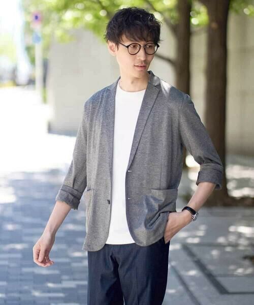 a.v.v / アー・ヴェ・ヴェ テーラードジャケット | 【イージーケア/接触冷感】ブライト天竺サマージャケット【吸水速乾/UVカット】 | 詳細18