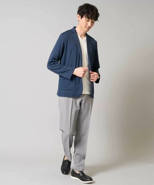 a.v.v / アー・ヴェ・ヴェ テーラードジャケット | 【イージーケア/接触冷感】ブライト天竺サマージャケット【吸水速乾/UVカット】 | 詳細4