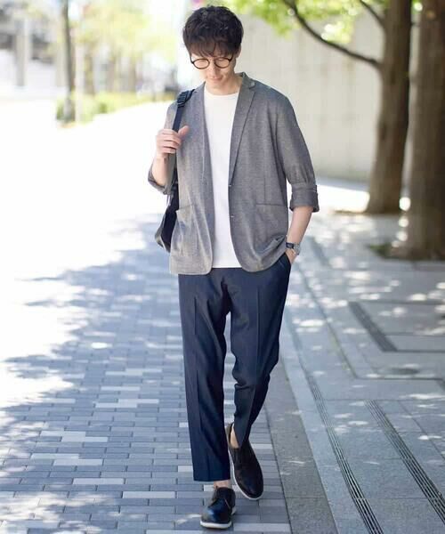 a.v.v / アー・ヴェ・ヴェ テーラードジャケット | 【イージーケア/接触冷感】ブライト天竺サマージャケット【吸水速乾/UVカット】 | 詳細8