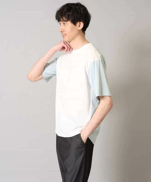 a.v.v / アー・ヴェ・ヴェ カットソー | 【接触冷感/綿100%】切替セミワイドカットソー | 詳細15