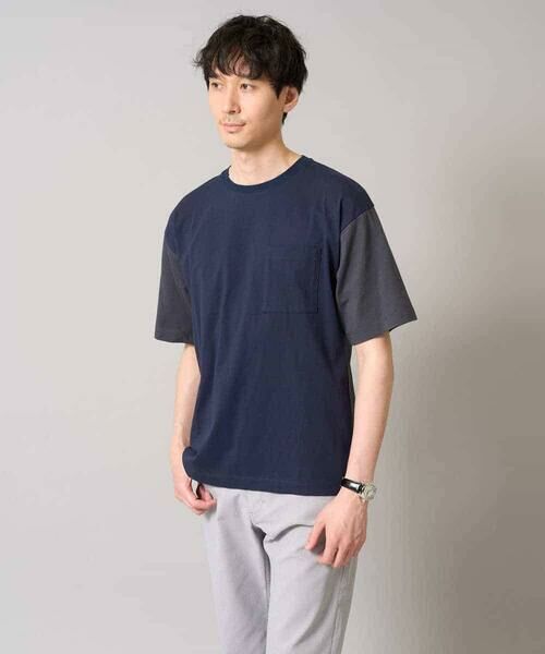 a.v.v / アー・ヴェ・ヴェ カットソー | 【接触冷感/綿100%】切替セミワイドカットソー | 詳細18