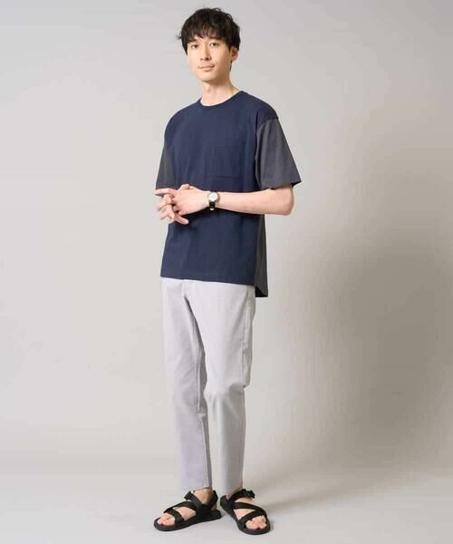 a.v.v / アー・ヴェ・ヴェ カットソー | 【接触冷感/綿100%】切替セミワイドカットソー | 詳細2