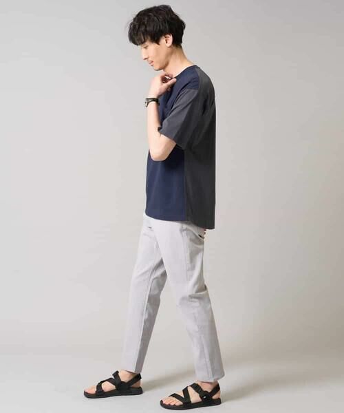 a.v.v / アー・ヴェ・ヴェ カットソー | 【接触冷感/綿100%】切替セミワイドカットソー | 詳細3