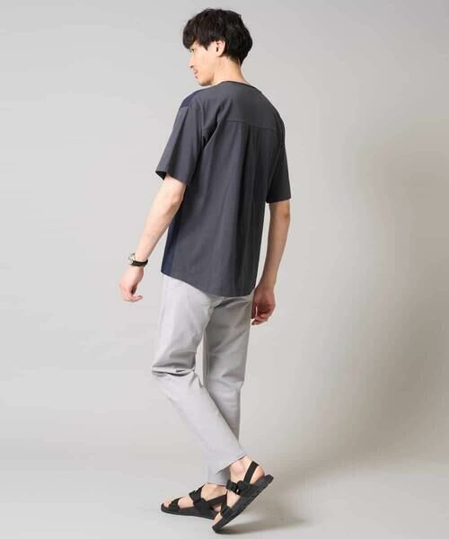 a.v.v / アー・ヴェ・ヴェ カットソー | 【接触冷感/綿100%】切替セミワイドカットソー | 詳細4