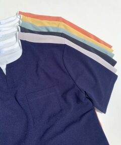 a.v.v / アー・ヴェ・ヴェ カットソー | 【接触冷感】梨地フェイクレイヤードカットソー【イージーケア/ストレッチ】