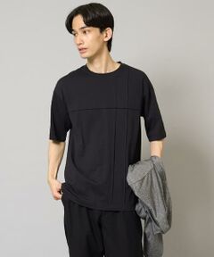 a.v.v / アー・ヴェ・ヴェ カットソー | 【接触冷感/綿100％】ピンタックデザインTシャツ（デザテクシリーズ）
