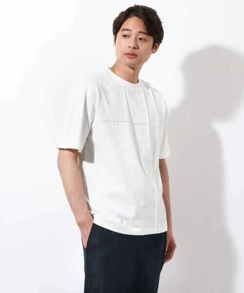 a.v.v / アー・ヴェ・ヴェ カットソー | 【接触冷感/綿100%】ピンタックデザインTシャツ(デザテクシリーズ) | 詳細20
