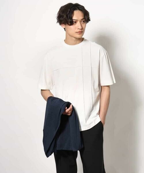 a.v.v / アー・ヴェ・ヴェ カットソー | 【接触冷感/綿100%】ピンタックデザインTシャツ(デザテクシリーズ) | 詳細22