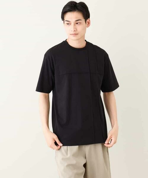 a.v.v / アー・ヴェ・ヴェ カットソー | 【接触冷感/綿100%】ピンタックデザインTシャツ(デザテクシリーズ) | 詳細25